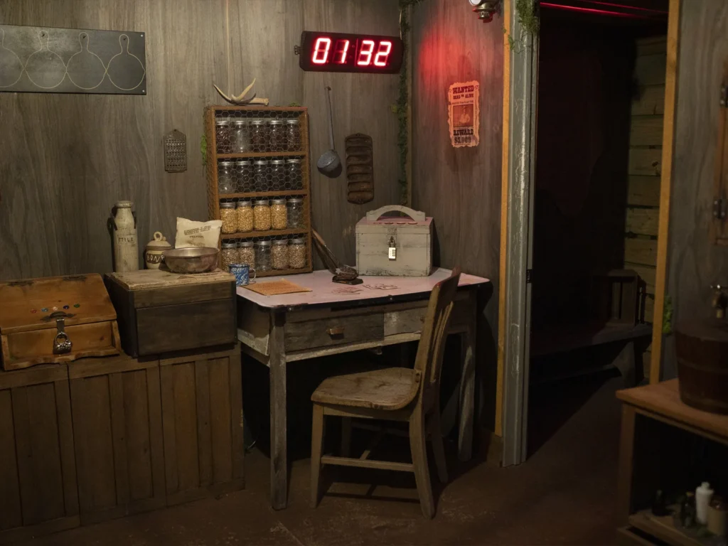 Treasure hunting adventure inside the Gold Rush Cabin escape room